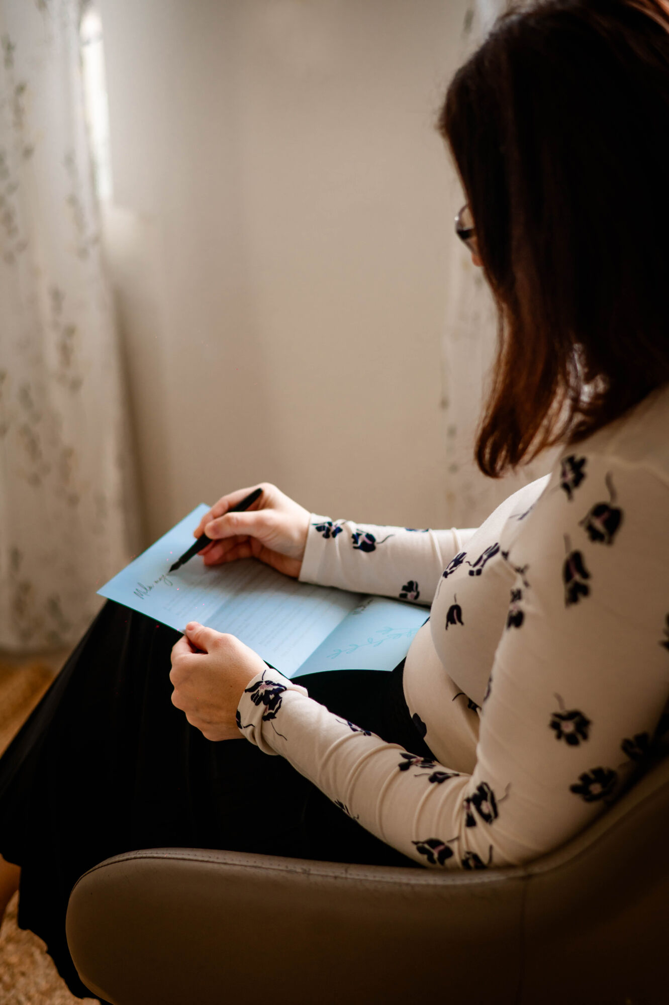 Martina Jurčová píše dopis