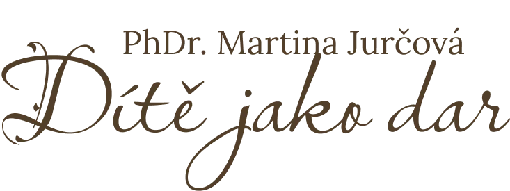 Dítě jako dar - Martina Jurčová - logo - patička
